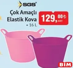 SGS ÇOK AMAÇLI ELASTİK KOVA 16 L